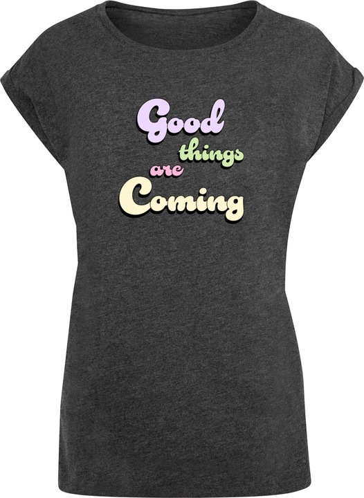 Produktbild Merchcode Ladies Good Things Extended Shoulder Tee - 112623 (XL)