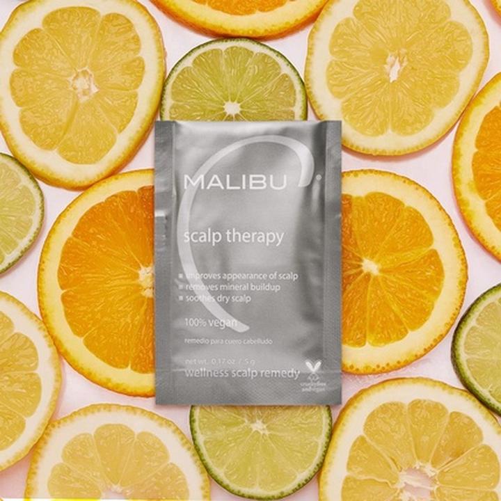 Actual product image Malibu C Scalp Therapy Wellness Remedy Mineral Build Up Scalp Cleanser with Salicylic Acid and Vitam