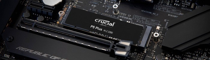 Produktbild Crucial P5 Plus (1000 GB, M.2 2280)
