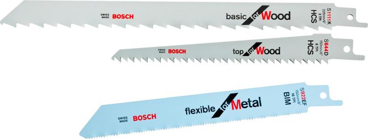Produktbild Bosch Zubehör Säbelsägeblatt-Set S 922 EF, S 644 D, S 1111 K
