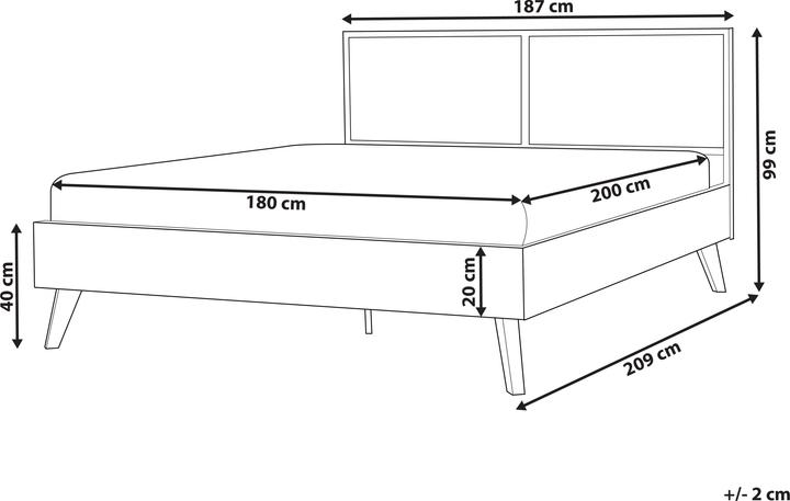 Produktbild Beliani Monpazier (180 x 200 cm)