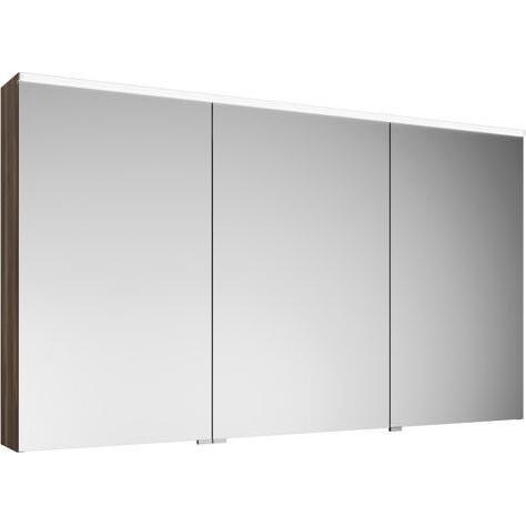 burgbad, Spiegelschrank, Eqio Spiegelschrank mit horizontaler LED-Beleuchtung, 3 Türen, mittlerer Anschlag rechts, 1