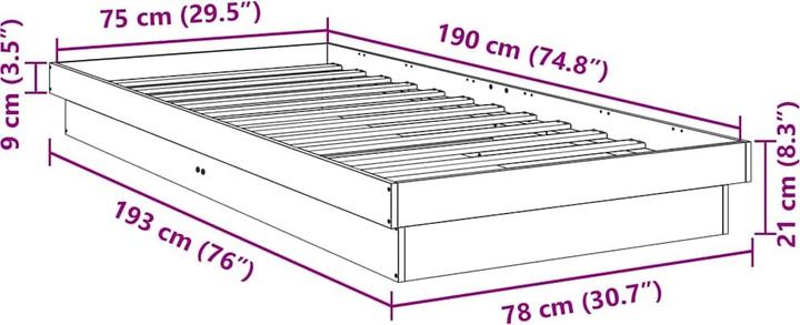 Produktbild vidaXL Dysalotosaurus (75 x 190 cm)
