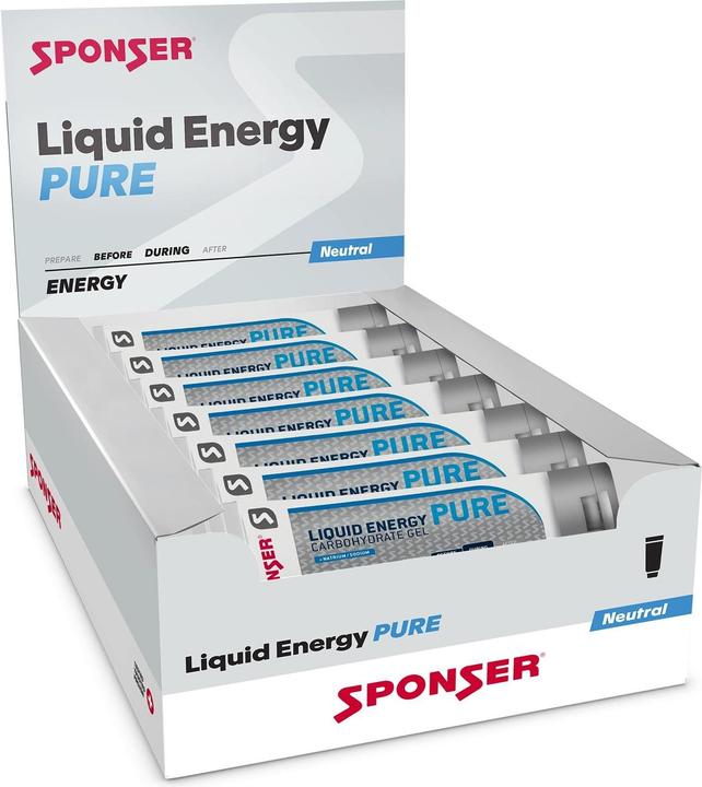 Actual product image Sponser Liquid Energy 18 x 70g (Neutral, 18 pcs., 1360 g)