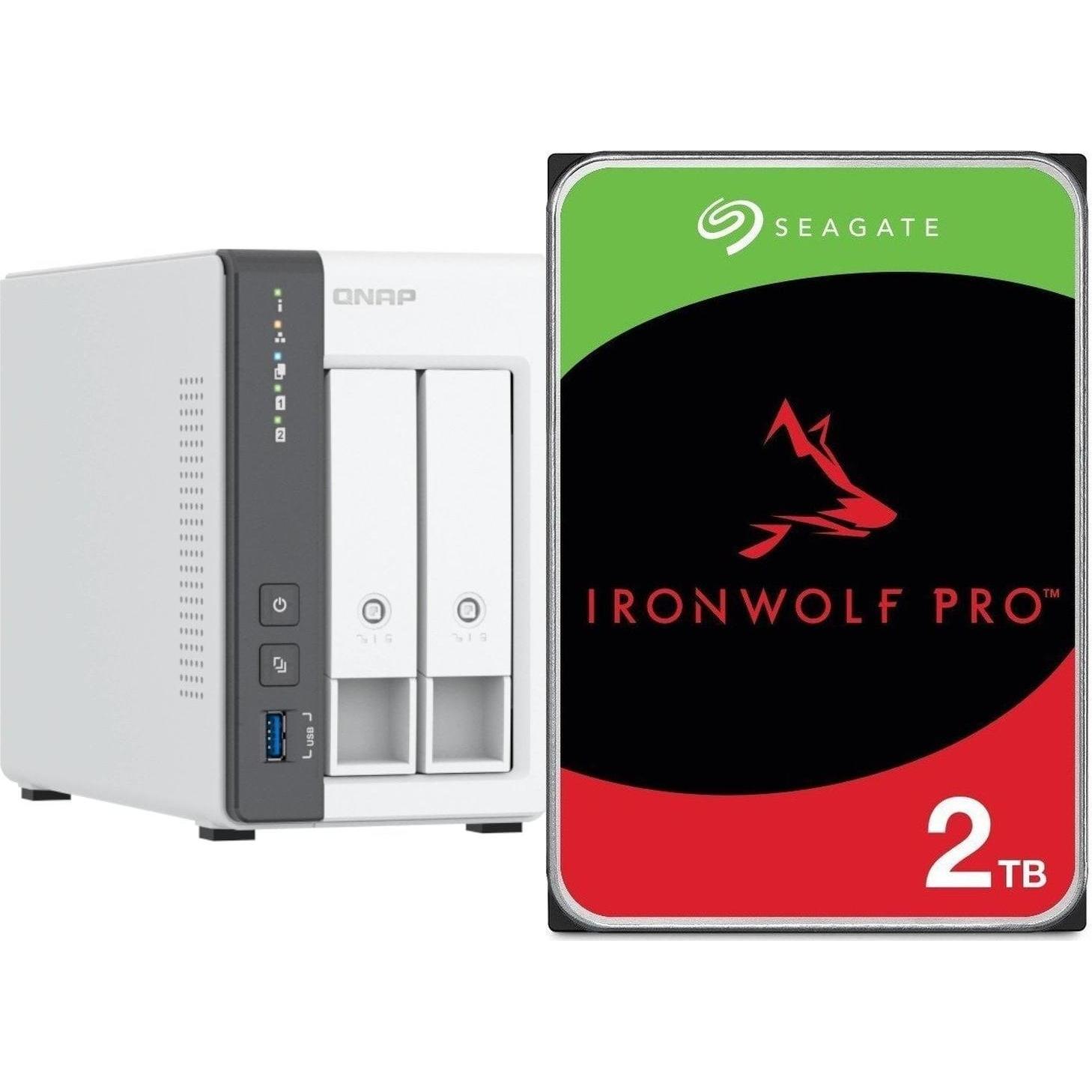 Morele Server Qnap TS-216G + Seagate IronWolf 2TB (ST2000VN003), Accessori per NAS