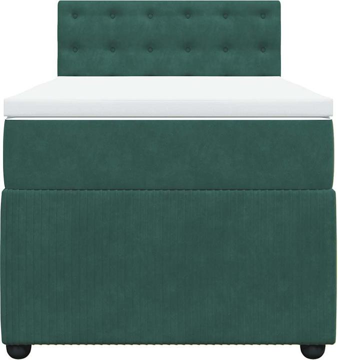 Produktbild VidaXL Bo x springbett mit Matratze 120 x 200 cm Samt (120 x 200 cm)