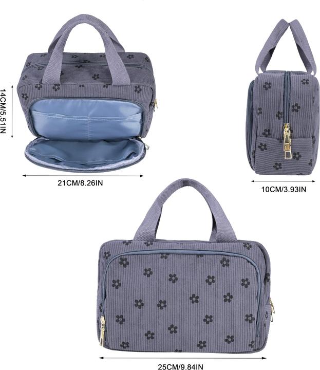 Immagine prodotto Only-Bags.Store Kulturbeutel Cord Kosmetiktasche