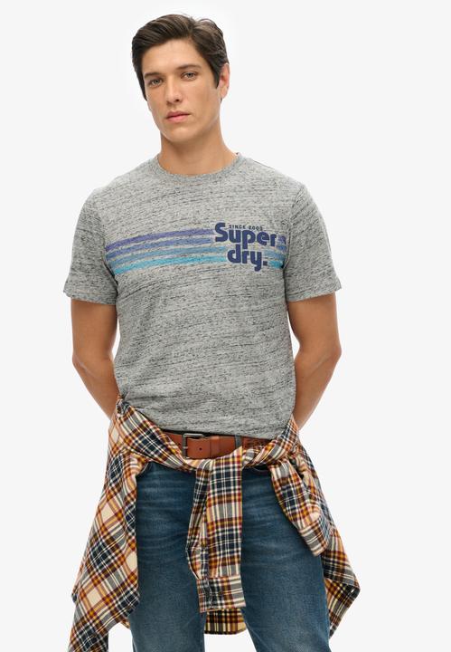 Actual product image Superdry t-shirt terrain striped (L)