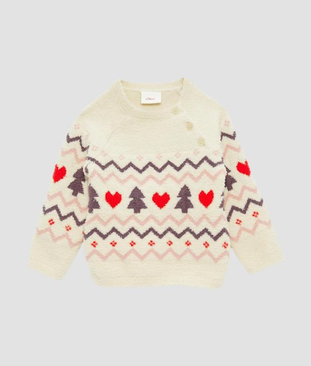 Produktbild S.Oliver Strickpullover Kuscheliger Weihnachtspullover (50)