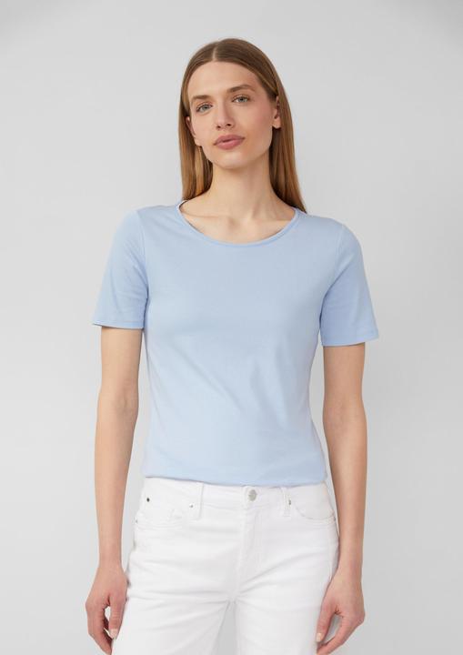 Produktbild S.Oliver T-Shirt T-Shirt aus Interlockjersey im Slim Fit (44)