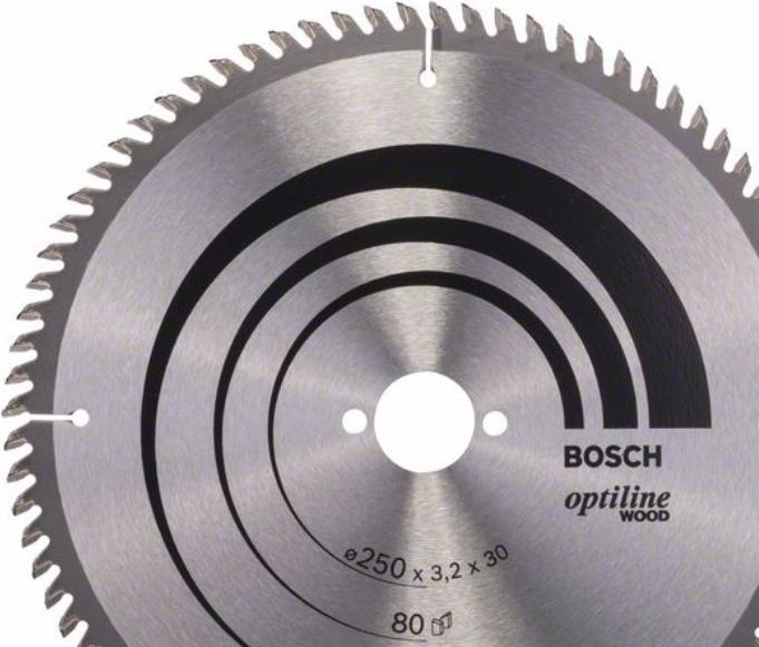 Actual product image Bosch Professional Zubehör PRO Wood circular saw blade, 250 x 3.2 x 30 mm