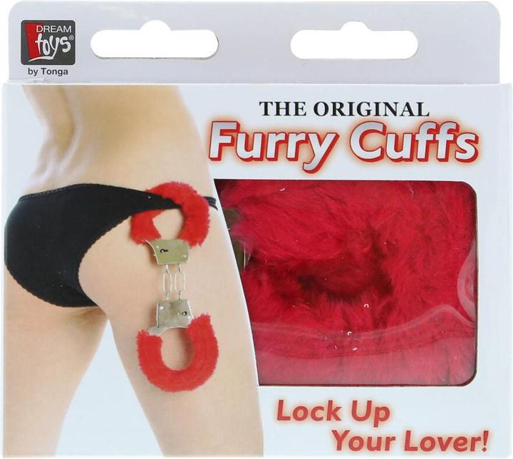 Image du produit NMC Menottes en métal avec peluche rouge