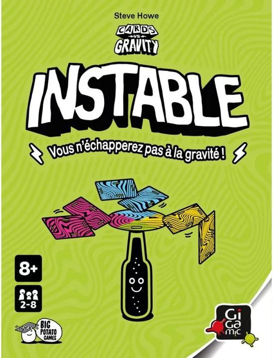 Actual product image Gigamic Instable (f) (French, 2 - 8 Players)