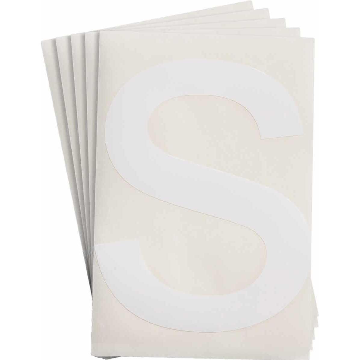 Brady, Etiketten, ToughStripe Etiketten mit Nummern und Buchstaben, weiss