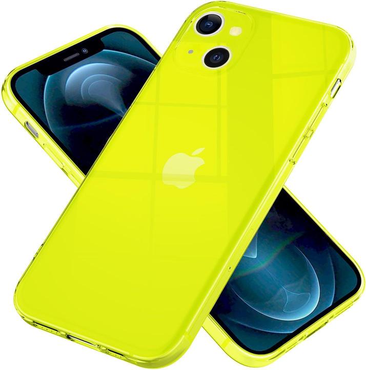 Nalia Klar Transparente Neon Silikon Hülle (Apple iPhone 13)