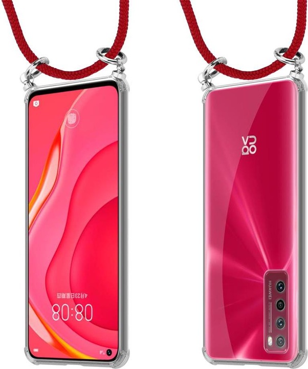 Produktbild Cadorabo TPU Handy Kette SILBER Cover