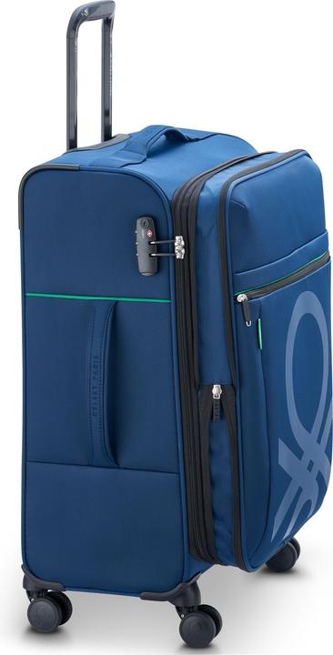 Produktbild Delsey Paris x United Colors of Benetton Color Block 4 Rollen Kabinentrolley S 55 cm mit Dehnfalte (77 l)
