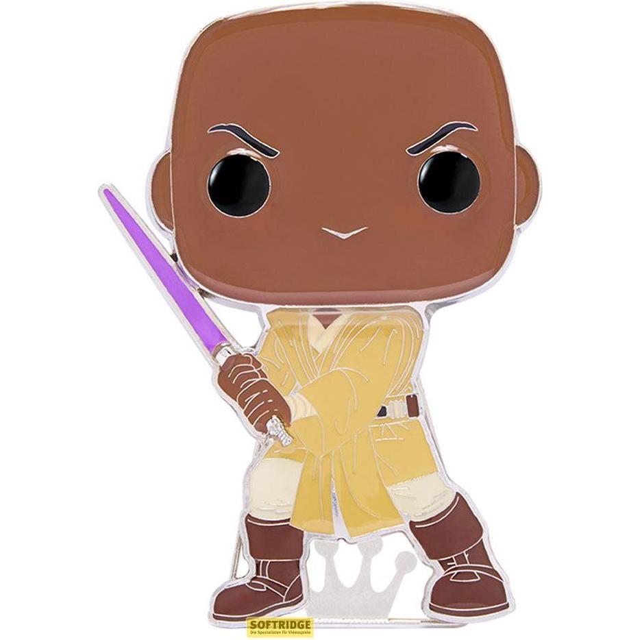 Funko STAR WARS - Pop Large Enamel Pin N° 25 - Mace Windu