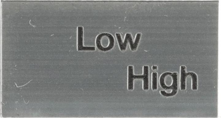Actual product image ABB Beschriftungsschild