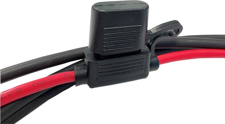 Produktbild Offgridtec 2,5m Batterieverbindungskabel 6mm² inkl. Flachsicherungshalter, Sicherung und Batteriepolklemmen