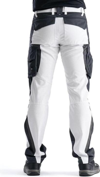 Actual product image FHB Work trousers FLORIAN size 48 white/anthracite (48)