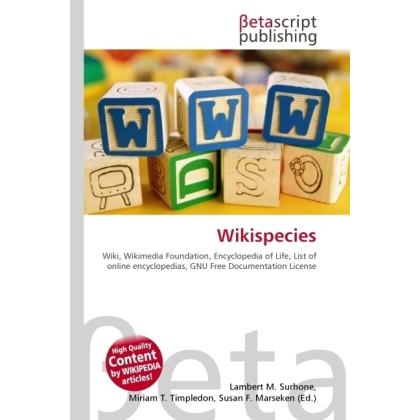 Wikispecies, Fachbücher