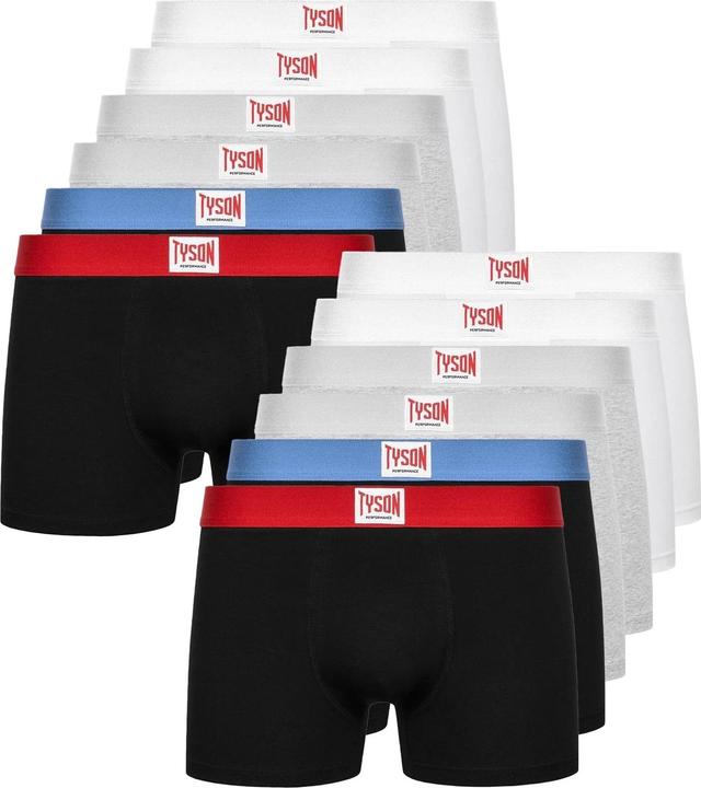 Actual product image Tyson Mens Plain Boxer Shorts (Pack of 12) (L, pack of 12)