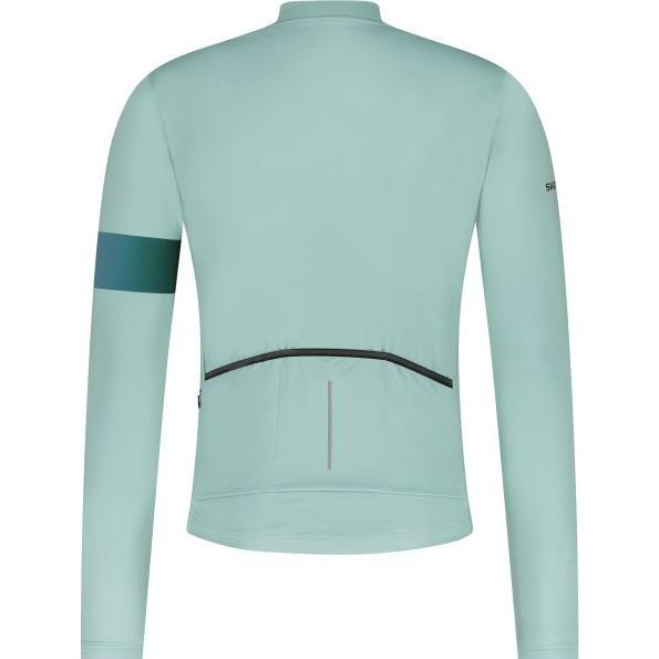 Thumbnail - Shimano, Herren, Velotrikot, Vertex Long Sleeve Jersey Printed Transparent Blue XL (XL), Transparent, XL