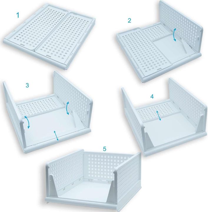 Actual product image Intirilife Storage basket for wardrobe (1 x, 43 x 33.5 x 18.5 cm)