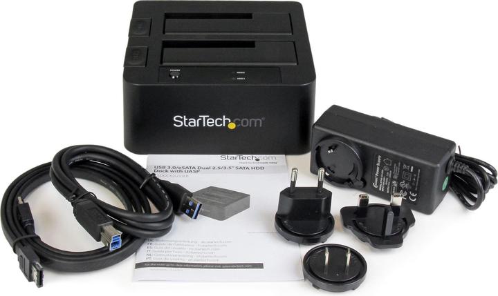 Produktbild StarTech eSATA USB 3.0 to SATA 6Gbps HDD Dock (2.5", 3.5")