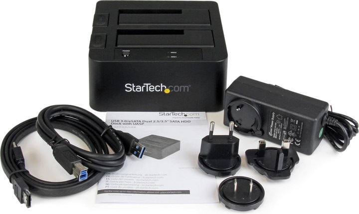 Produktbild StarTech eSATA USB 3.0 to SATA 6Gbps HDD Dock (2.5", 3.5")