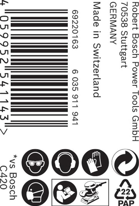 Image du produit Bosch Professional Zubehör EXPERT M480 Rouleau abrasif en filet, 93 mm, 5 m, G 80 (80)