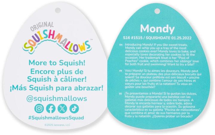 Actual product image Jazwares Squishmallows weisse Seekuh 40cm (40 cm)