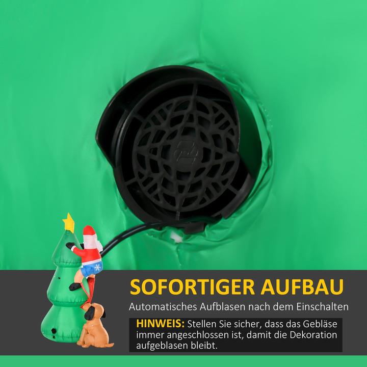 Produktbild Jamb Weihnachtsmann 123cm LED