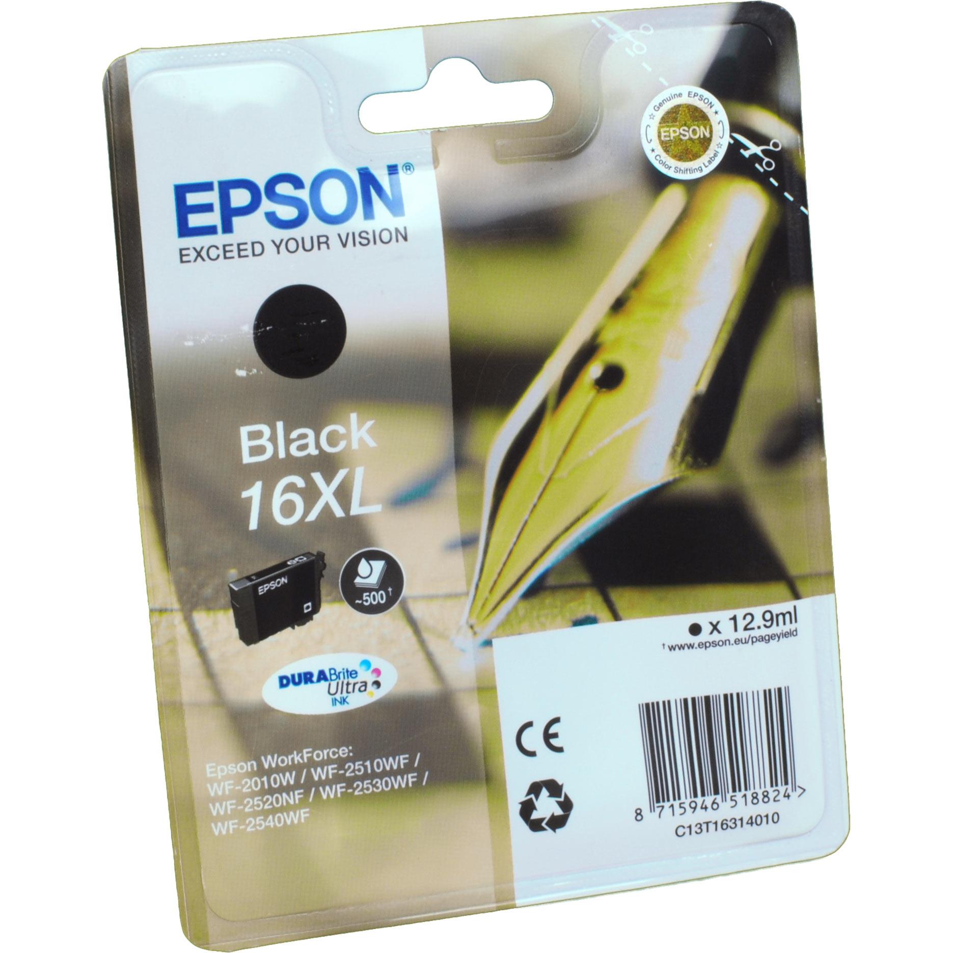 Epson, Druckerpatrone, 16XL DuraBrite Ultra (BK)