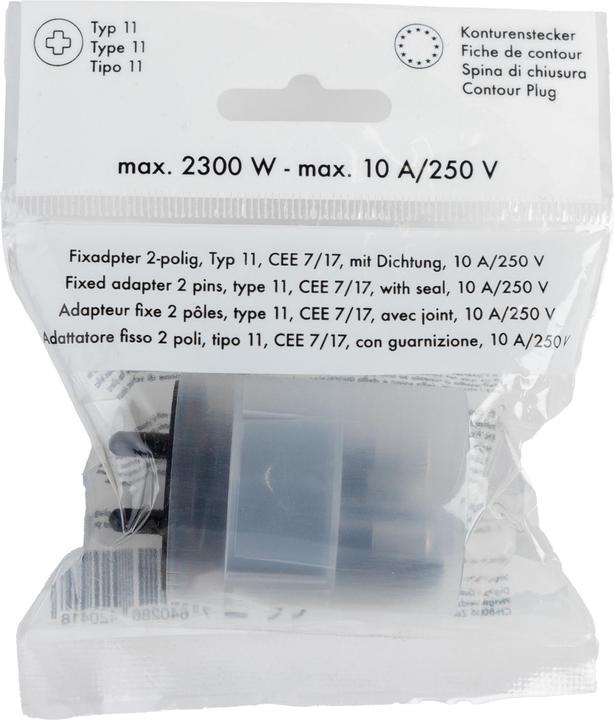 Actual product image Company Supplies Fixadapter (Type 11, CEE 7/17)