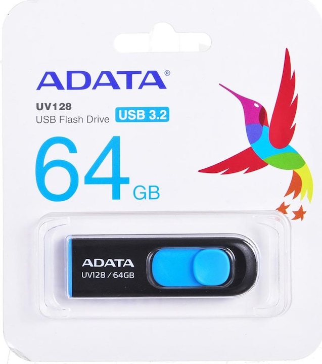 Produktbild Adata Dash Drive UV128 (64 GB, USB-A, USB 3.1)