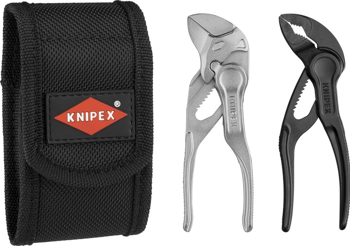 Actual product image Knipex Mini Pliers Set XS in Belt Pouch (100 mm)