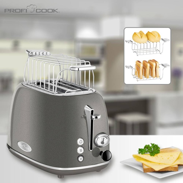 Produktbild Proficook Toaster PC-TA 1193 Anthrazit/Edelstahl