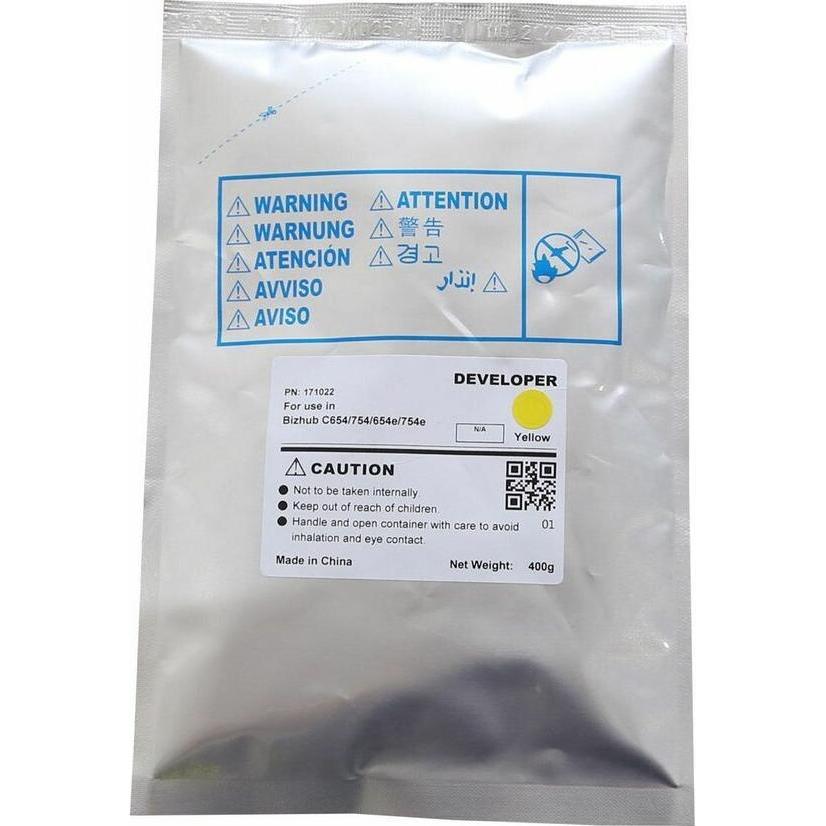 CoreParts Yellow Developer (400 g/m², 1 x), Fotopapier, Gelb