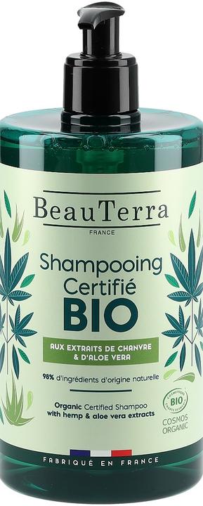 Produktbild BeauTerra Shampoo Hanf & Aloe Vera Bio Fl 750 ml (750 ml, Flüssiges Shampoo)
