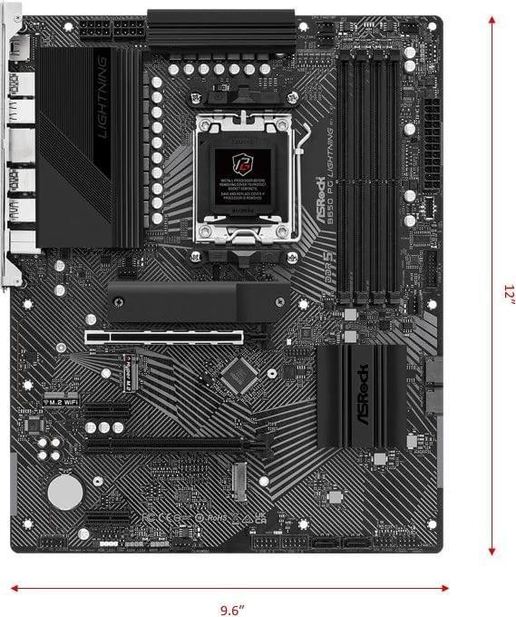 Produktbild AsRock B650 PG Lightning (AM5, AMD B650, ATX)