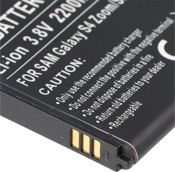 Actual product image AccuCell Akku Samsung Galaxy S4 Zoom, B740AC, B740AE, SM-C101