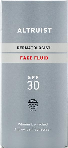 Actual product image Altruist Dermatologist Sunscreen Fluid SPF30 50ml Face Fluid (Sun cream face, SPF 30, 50 ml, 50 g)