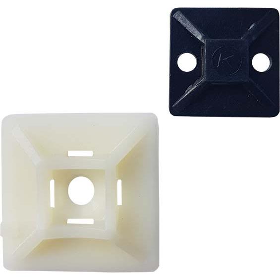 Thumbnail - CellPack, Kabelbinder, Befestigungssockel Kst natur 4mm KZB/146484 (Befestigungsschlaufen, 20 mm, 100 Stk.)