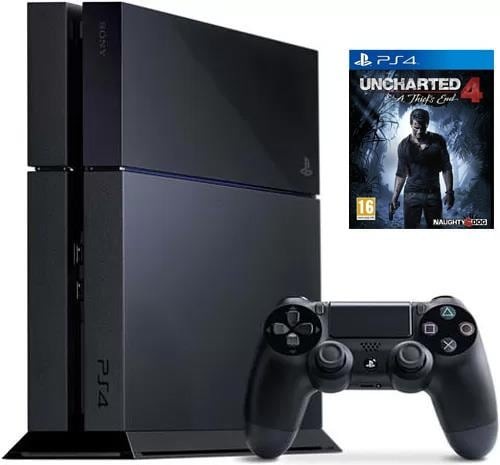 Sony Playstation 4 500GB + Uncharted 4, C-Chassis
