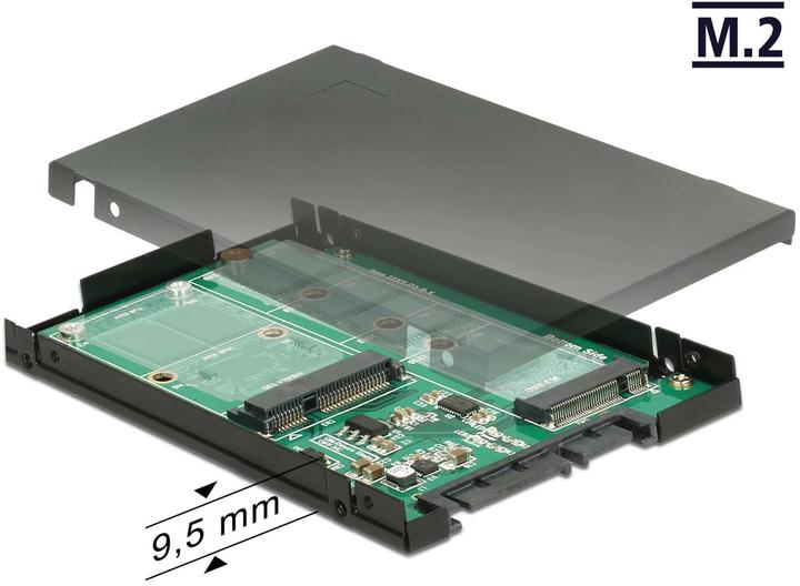 Image du produit Delock M.2 ou adaptateur mSATA vers SATA