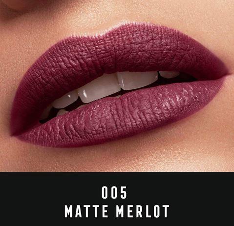 Produktbild Max Factor Lipfinity Velvet Matte 4 ml 005 Matte Merlot (005 Matte Merlot)