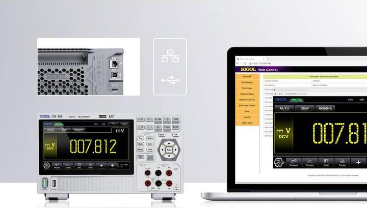 Produktbild Rigol DM858E Tisch-Multimeter digital CAT I 1000 V, CAT II 300V Anzeige (Counts): 20000 (CAT I 1000V, CAT II 300V)