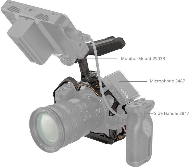 Actual product image SmallRig "Night Eagle" Cage Kit for Nikon Z 6III 4522 (Cage)